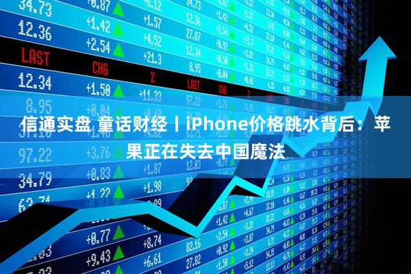 信通实盘 童话财经丨iPhone价格跳水背后：苹果正在失去中国魔法