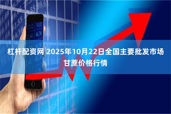 杠杆配资网 2025年10月22日全国主要批发市场甘蔗价格行情